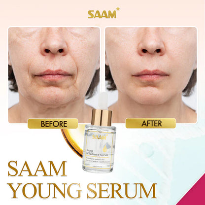 Anti-Aging Argireline & Hyaluronic Acid Face Serum – SAAM Young Serum for Wrinkles, Fine Lines & Firmer Skin